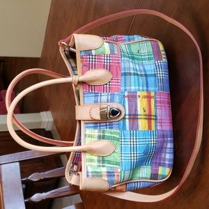 Spring Plaid Shoulder Bag